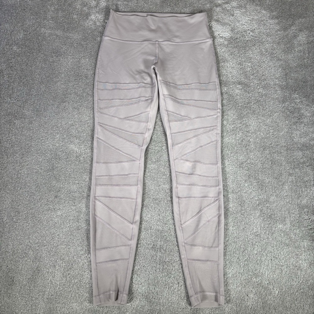 Lululemon Pants Womens 10 Gray Wunder Under Leggings High Rise Athletic Gym Yoga